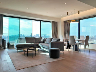 One Mircea Eliade - Floreasca | 4 Rooms + Terrace Open View | Lemon Design